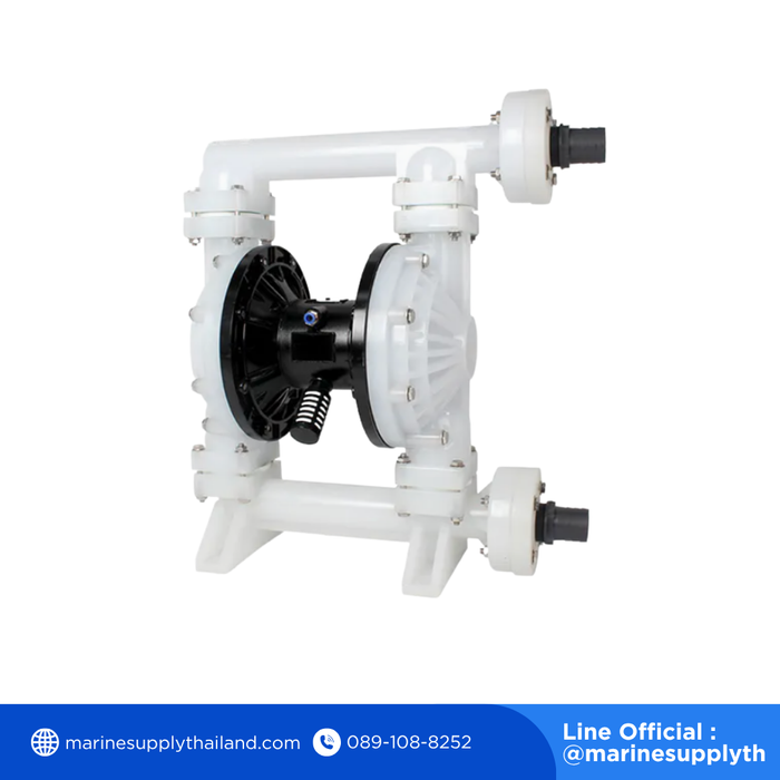 Double Pumps F46 Air Operated Plastic PP Pneumatic Diaphragm Pump