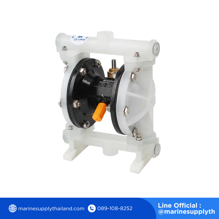 Double Pumps F46 Air Operated Plastic PP Pneumatic Diaphragm Pump