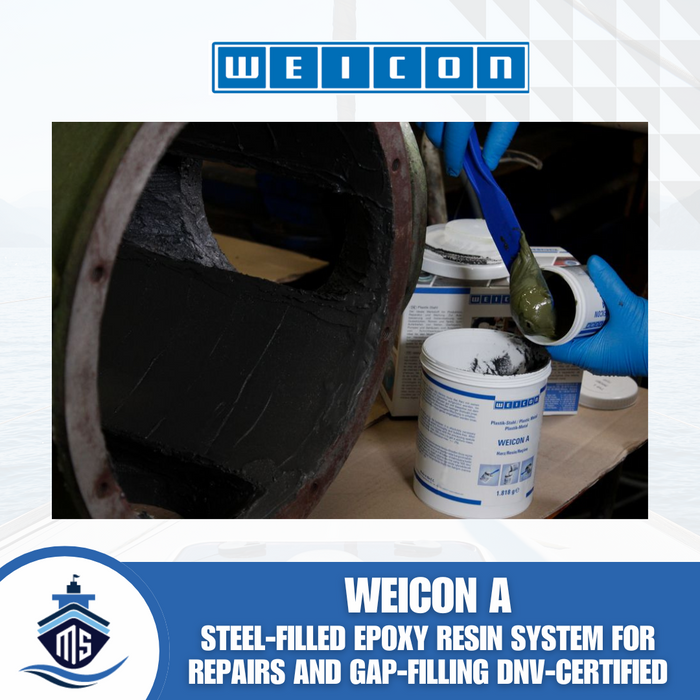 WEICON A steel-filled epoxy resin system for repairs and gap-filling DNV-certified