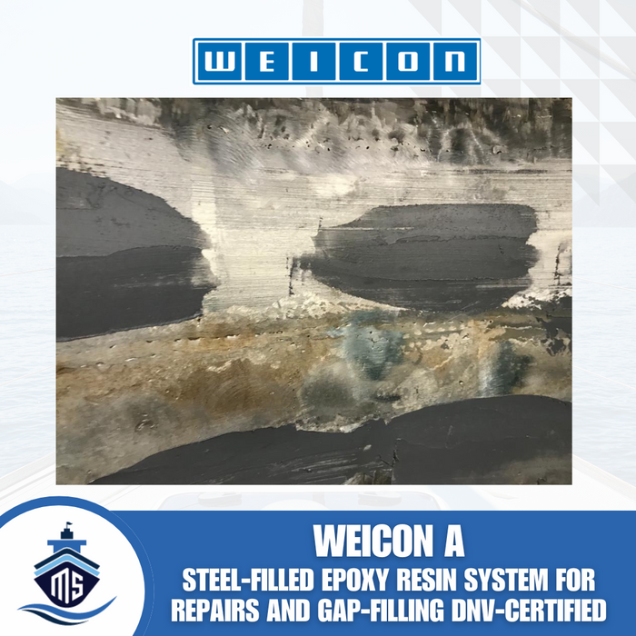 WEICON A steel-filled epoxy resin system for repairs and gap-filling DNV-certified