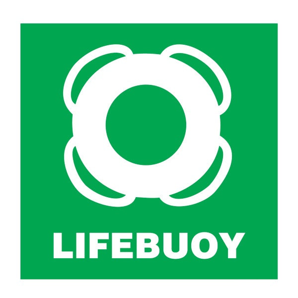 [334106] SAFETY SIGN LIFEBUOY 150X150 MM