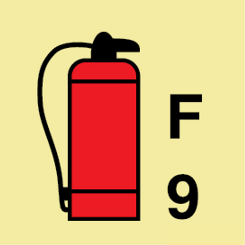 [336091] 9 L Foam Fire Extinguisher Sign