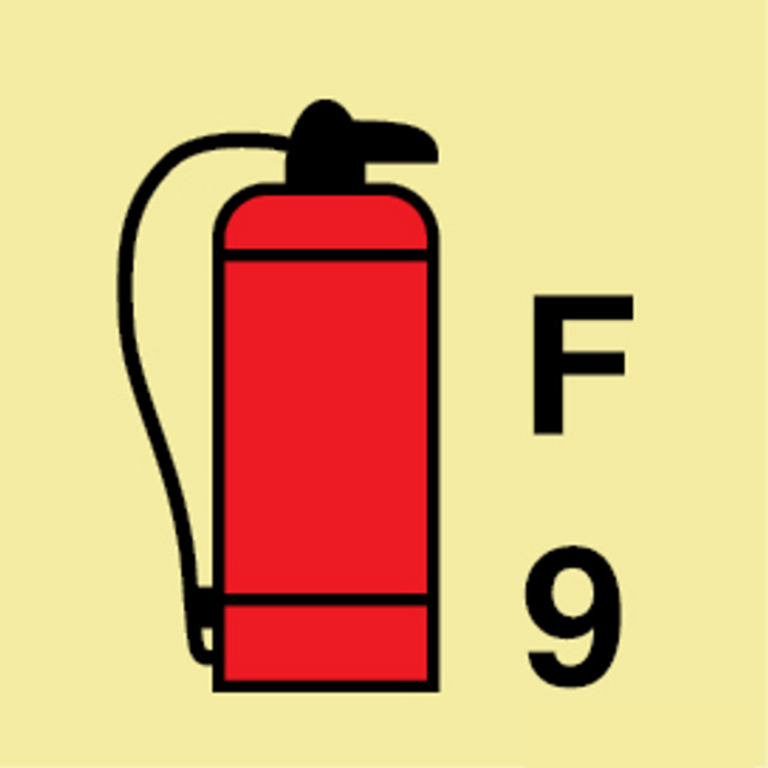 [336091] 9 L Foam Fire Extinguisher Sign