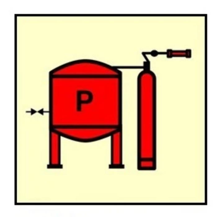 [336051] Fire Control Sign Powder Installation