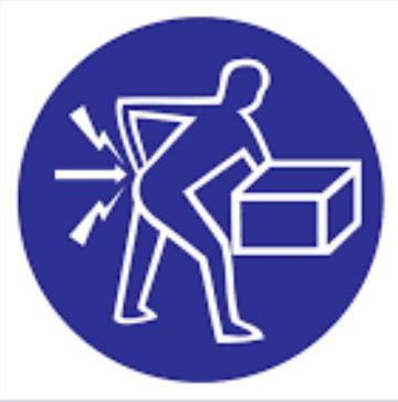 [335653 ] SIGN SELF ADHESIVE #5653 150X150 MM , LIFT CORRECTLY