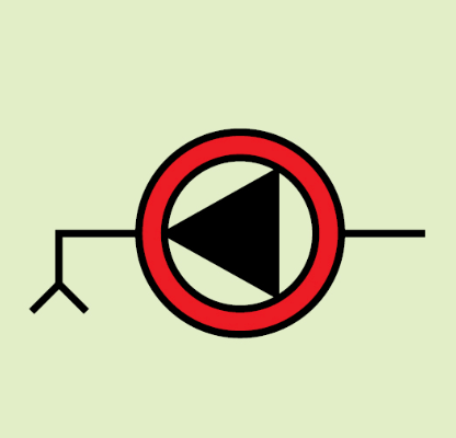 [336022] FIRE CONTROL SIGN EMERGENCY BILGE PUMP 150X150 MM