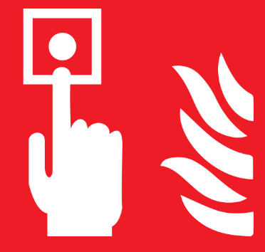 [336101] FIRE EQUIPMENT SIGN (RED) FIRE ALARM 150X150 MM — บริษัท มารีน ...