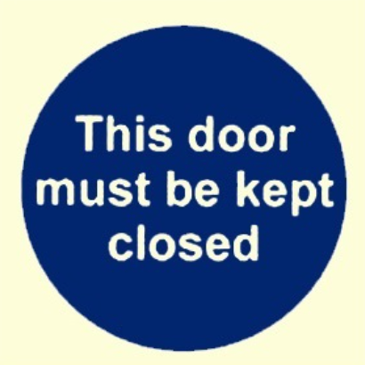 [335815] MANDATORY SIGN KEEP LOCKED SHUT WHEN NOT IN USE ,150 X 150 MM