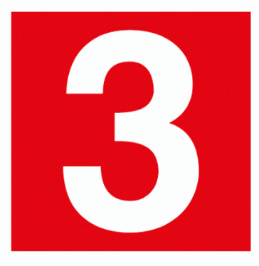 [336253] FIRE EQUIPMENT SIGN (RED) 3