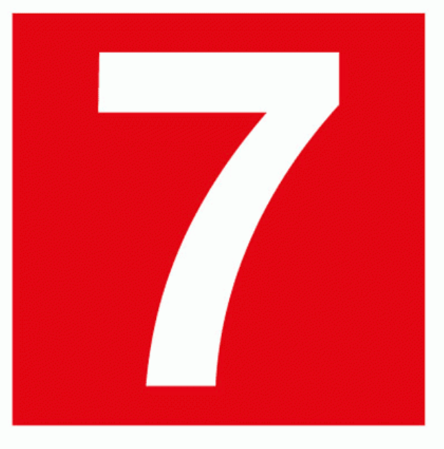 [336257] FIRE EQUIPMENT SIGN (RED) 7