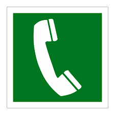 [334153] SAFETY SIGN EMERGENCY TELEPHONE