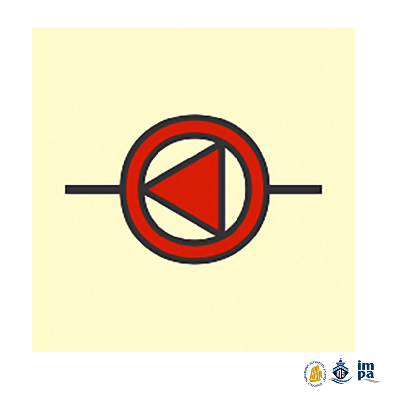 [336800] FIRE CONTROL SIGN EMERGENCY FIRE PUMP