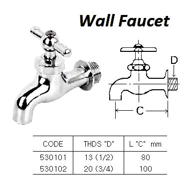 Faucet Wall ก๊อกน้ำประปา