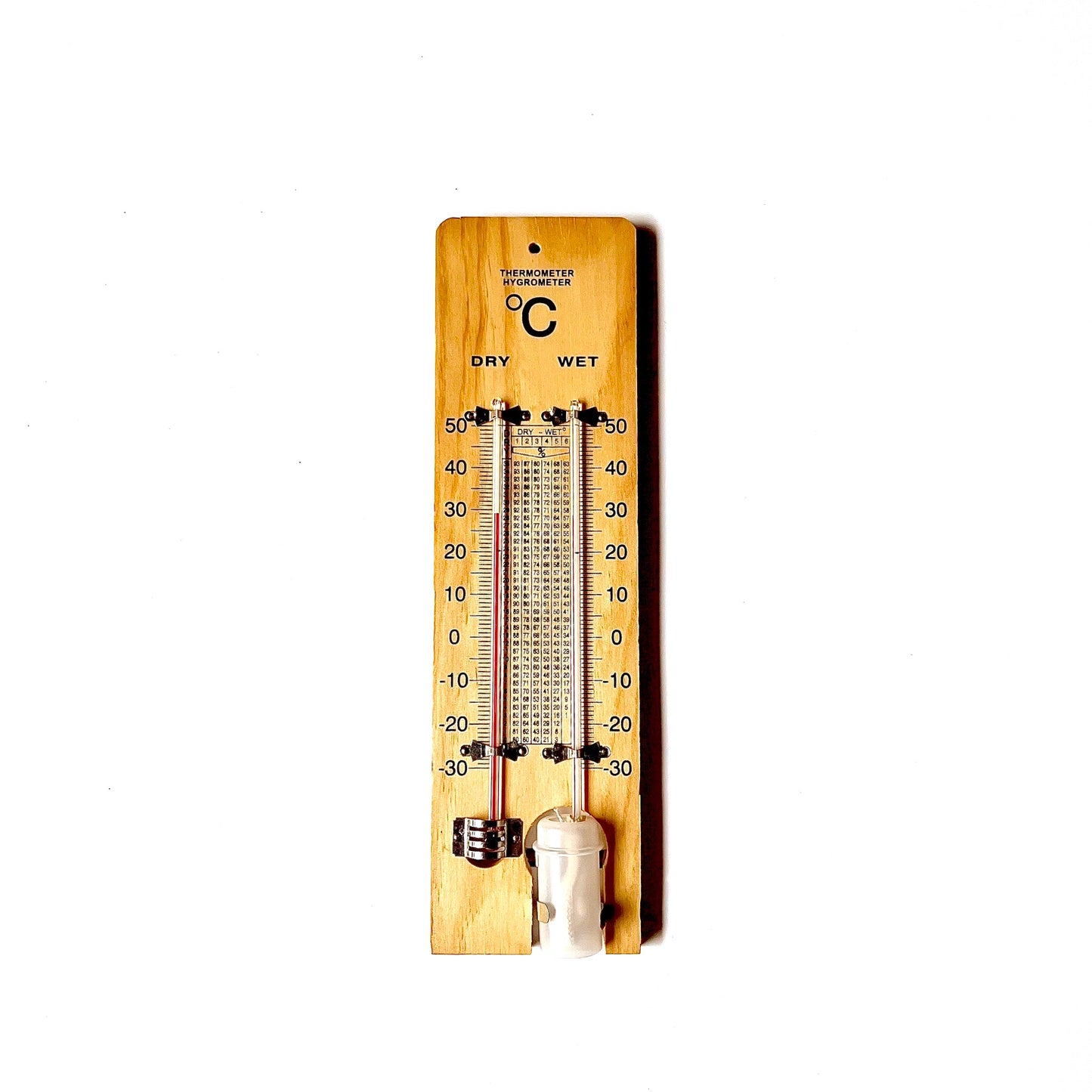 WET & DRY BULB HYGROMETER PLASTIC CASE -10/+50 C กระเปราะเปียก-แห้ง Wet&Dry