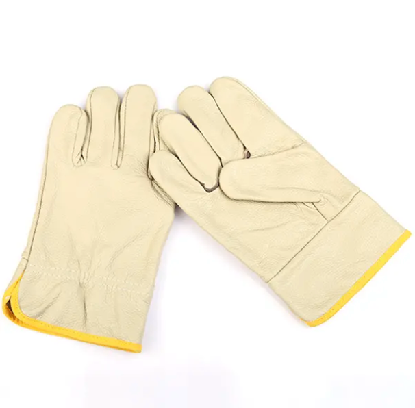 Calf Skin Working Gloves (ถุงมือหนัง)