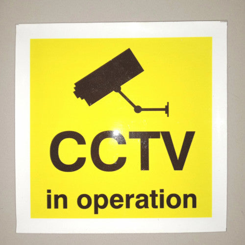 CCTV In Operation  150 x  150