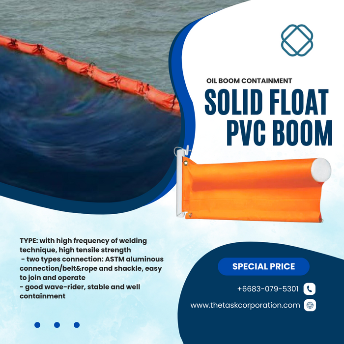 PVC Inflatable Spill Containment Boom (TTC01)